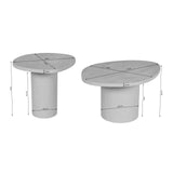 Salontafel Mirre | Sand | Set van 2