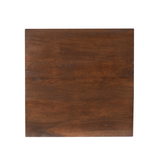 Vierkante Salontafel - Bruin Mangohout - Modern Blokdesign - 56 cm