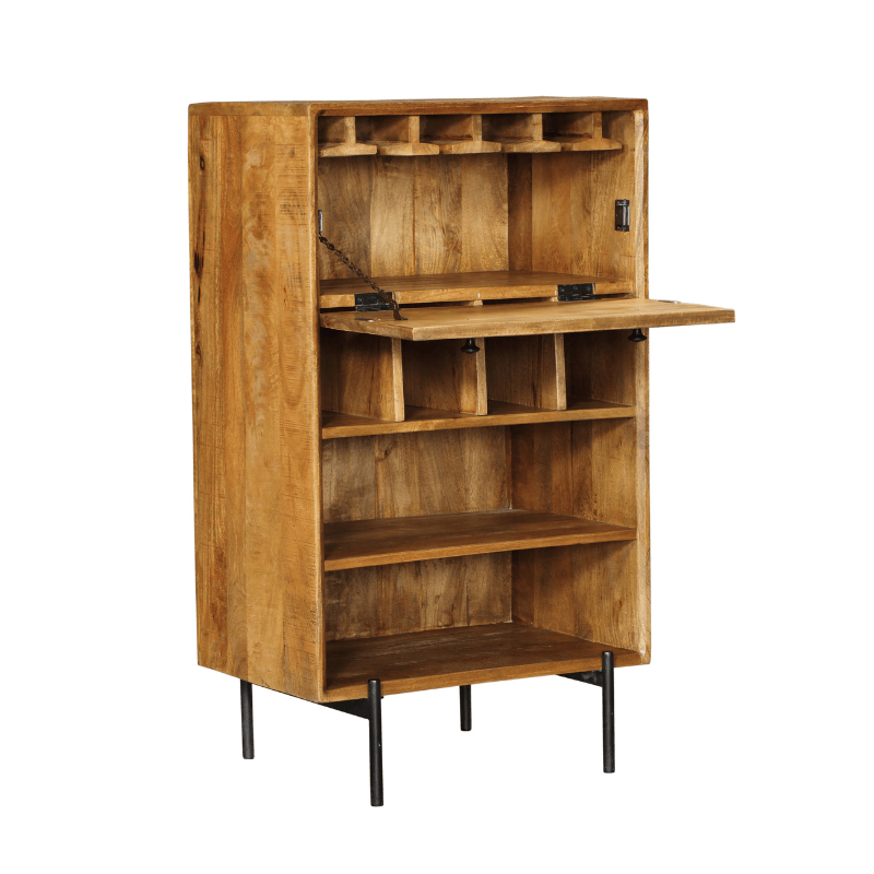 Wijnkast Portland Mangohout 60 cm Starfurn