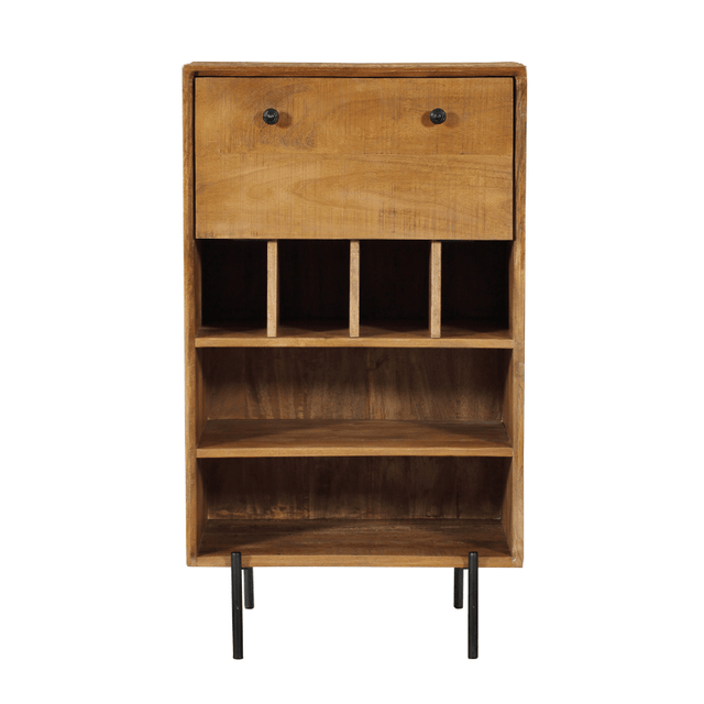 Wijnkast Portland Mangohout 60 cm Starfurn