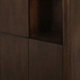 Vakkenkast Dallas Bruin Mangohout 90 cm