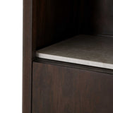 Boekenkast Dallas Bruin Mangohout 55 cm