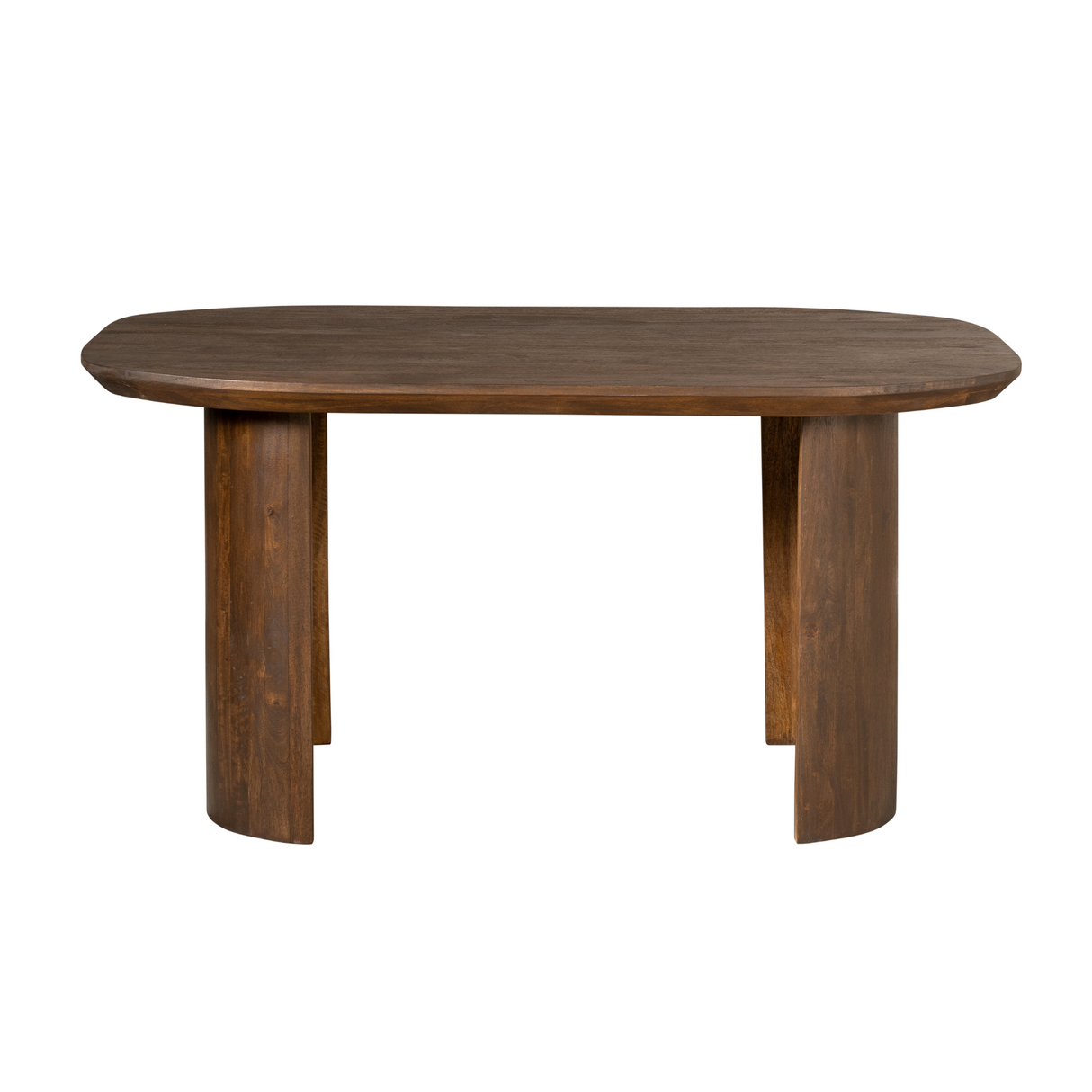 Design Bureau - Bruin Mangohout - 150 cm - Organische Poten