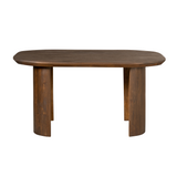 Design Bureau - Bruin Mangohout - 150 cm - Organische Poten