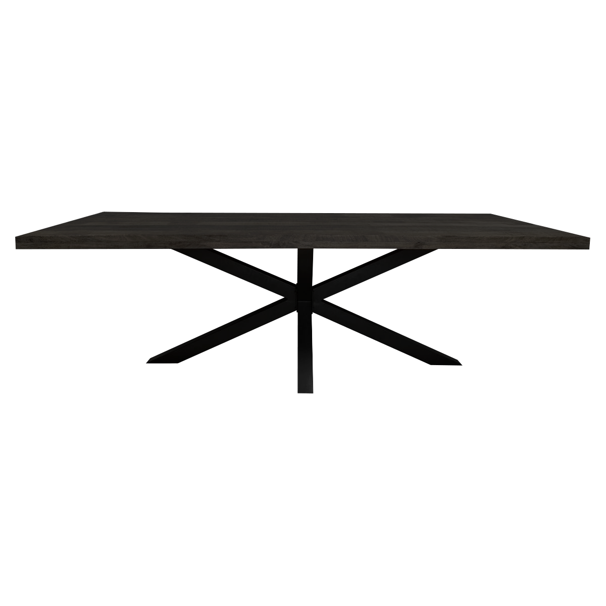 Eettafel Denver Black | 160 cm | Rechthoek