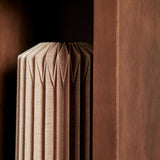 Vierkante Salontafel Walnoot Mangohout - 80 cm - Modern Blokdesign