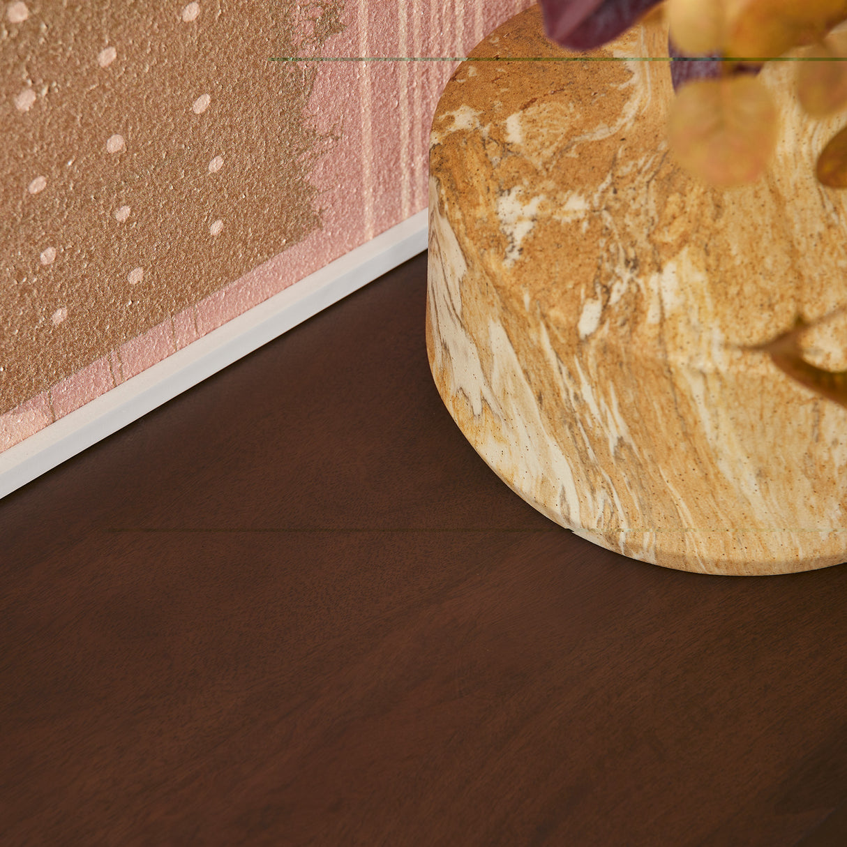 Vierkante Salontafel Walnoot Mangohout - 80 cm - Modern Blokdesign