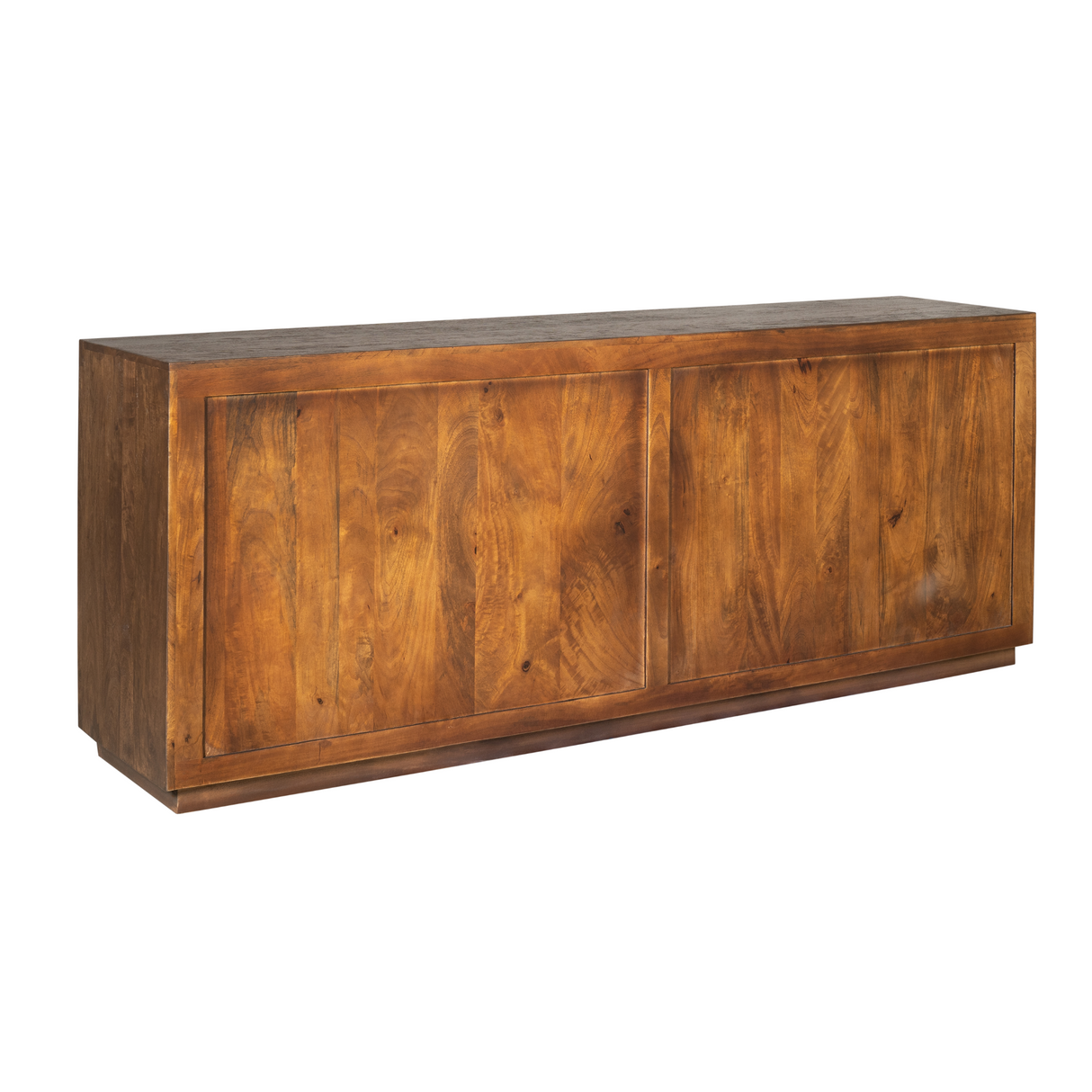 Dressoir - Bruin Mangohout - 200 cm - Modern Design - 3 Deuren