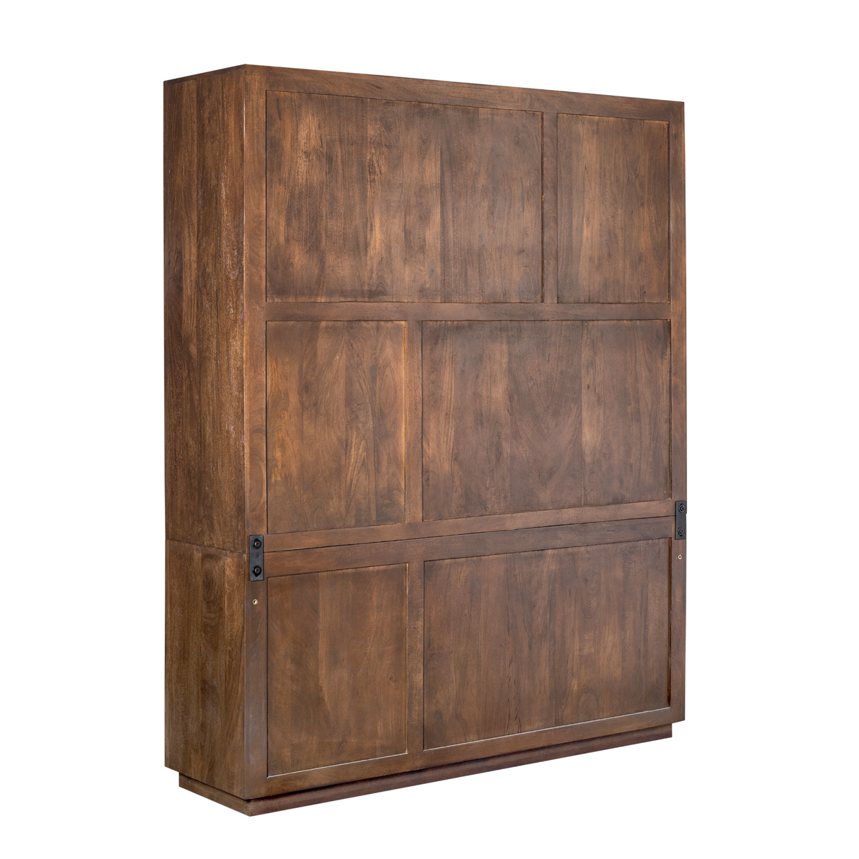 Vakkenkast XL - Bruin Mangohout - 160 cm - Modern Design - 3 Deuren