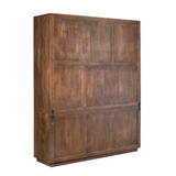 Vakkenkast XL - Bruin Mangohout - 160 cm - Modern Design - 3 Deuren