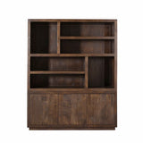 Vakkenkast XL - Bruin Mangohout - 160 cm - Modern Design - 3 Deuren