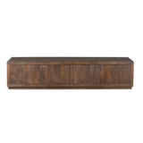 TV-meubel Brussel - Bruin Mangohout - 200 cm - Minimalistisch Design - 4 Deuren
