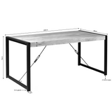 Eettafel - Rechthoek - Naturel - Mangohout - 180 cm