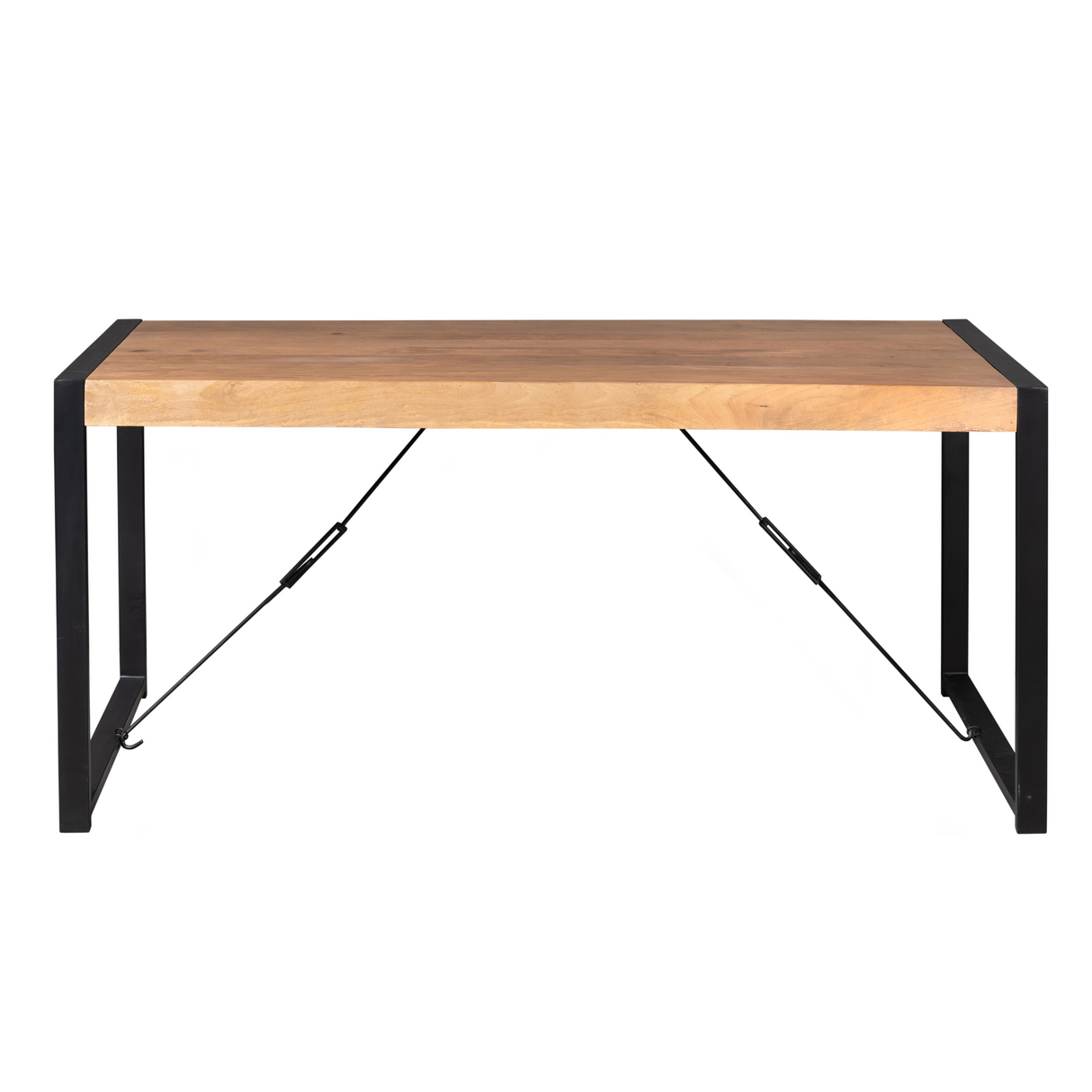 Eettafel - Rechthoek - Naturel - Mangohout - 180 cm