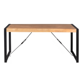 Eettafel - Rechthoek - Naturel - Mangohout - 180 cm
