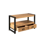 Tv-meubel - Naturel - Mangohout - 100 cm