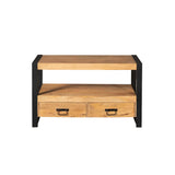 Tv-meubel - Naturel - Mangohout - 100 cm