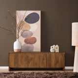 Modern Tv-meubel Naturel Mangohout - 150 cm - Minimalistisch Design