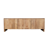 Modern Tv-meubel Naturel Mangohout - 150 cm - Minimalistisch Design