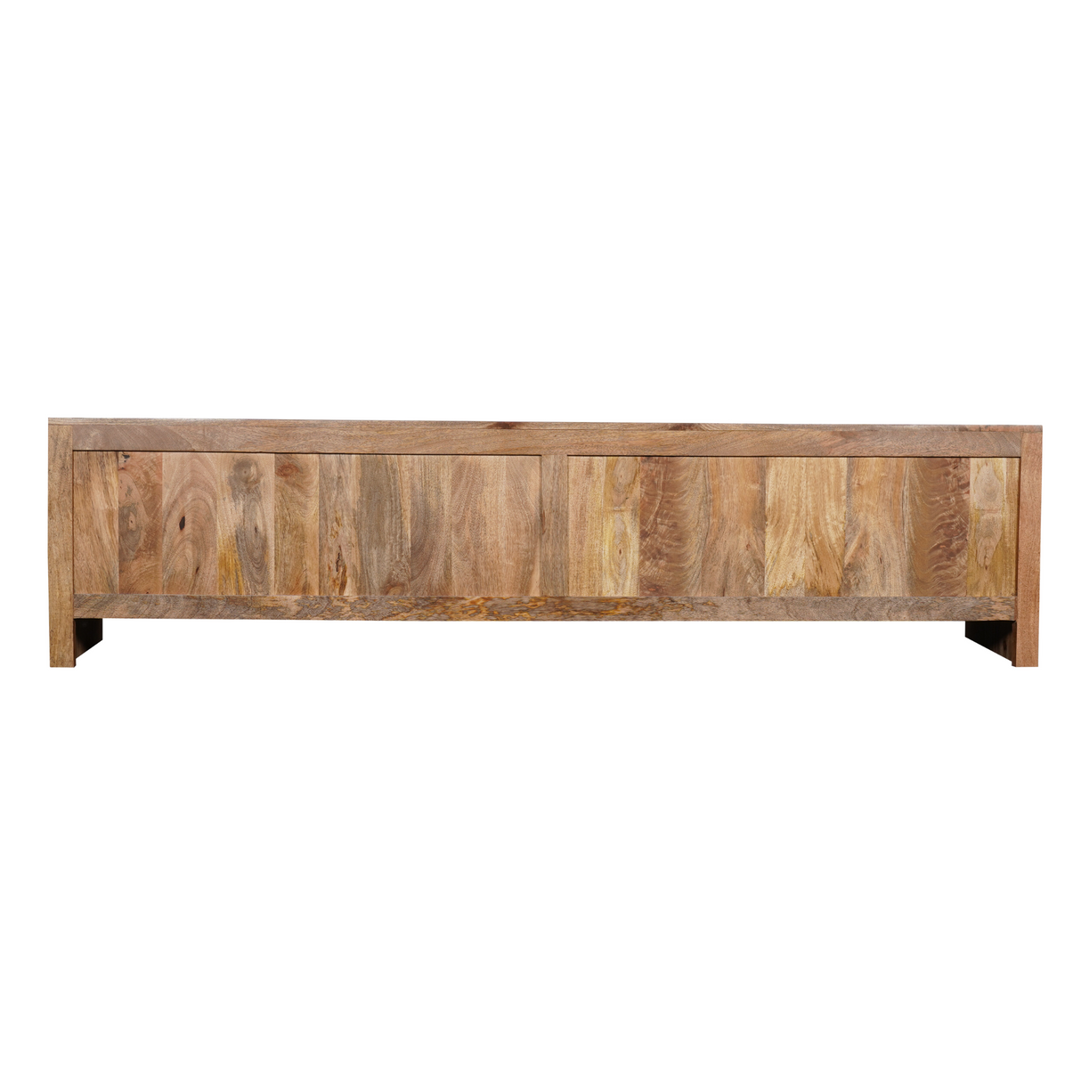 Modern Tv-meubel Naturel Mangohout - 200 cm - Minimalistisch Design