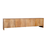 Modern Tv-meubel Naturel Mangohout - 200 cm - Minimalistisch Design