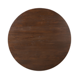 Ronde Eettafel - Bruin Mangohout - 150 cm - Zandkleurige Conische Poot