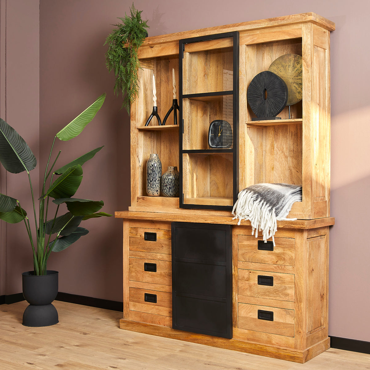 Vitrinekast Nashville | 160 cm