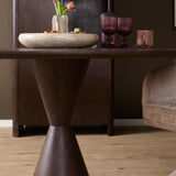 Ronde Eettafel Lima - Bruin Mangohout - 150 cm - Designpoot