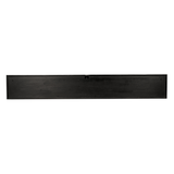 Zwevend TV-meubel Zand Mangohout - 120 cm - Verticaal Lattenpatroon en Push-to-Open