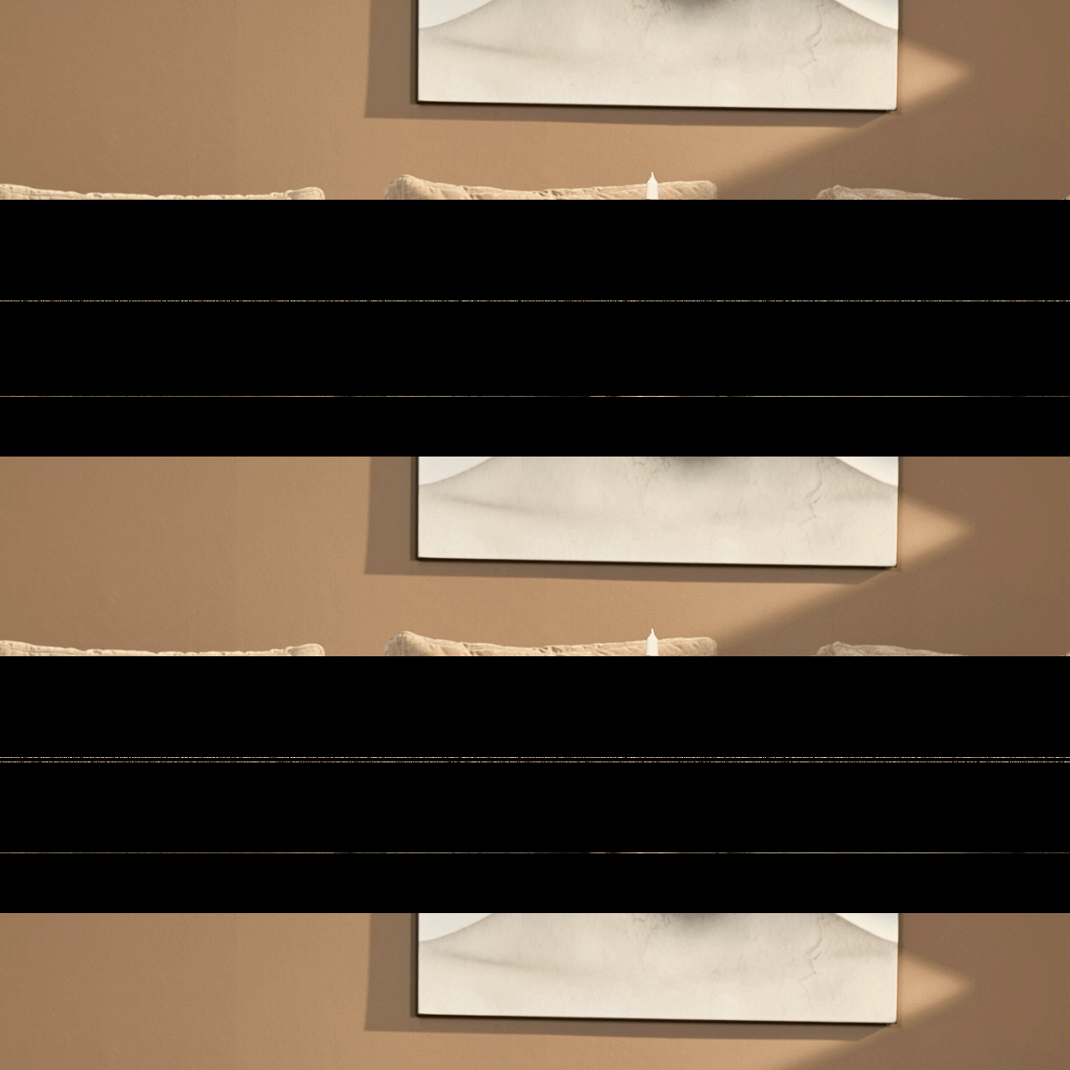 Ronde Salontafel Zwart Mangohout - 60 cm - Elegant Design
