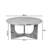 Salontafel Guus Naturel Mangohout 80 cm