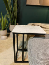 Slider - Wit Marmer - Metaal - 40 cm