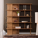 Open Wandkast - Naturel Mangohout - 150 cm - Speels Design