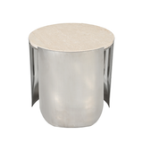 Salontafel Zeli Botticino marmer 45 cm