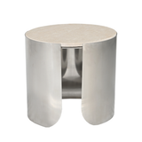 Salontafel Zeli Botticino marmer 45 cm