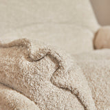 Fauteuil - Draaibaar - Off-white - Polyester