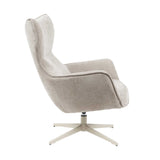 Fauteuil - Draaibaar - Taupe - Stof
