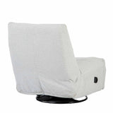 Relaxfauteuil - Lichtgrijs - Verstelbaar - Draaibaar - Modern