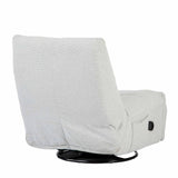 Relaxfauteuil - Lichtgrijs - Verstelbaar - Draaibaar - Modern