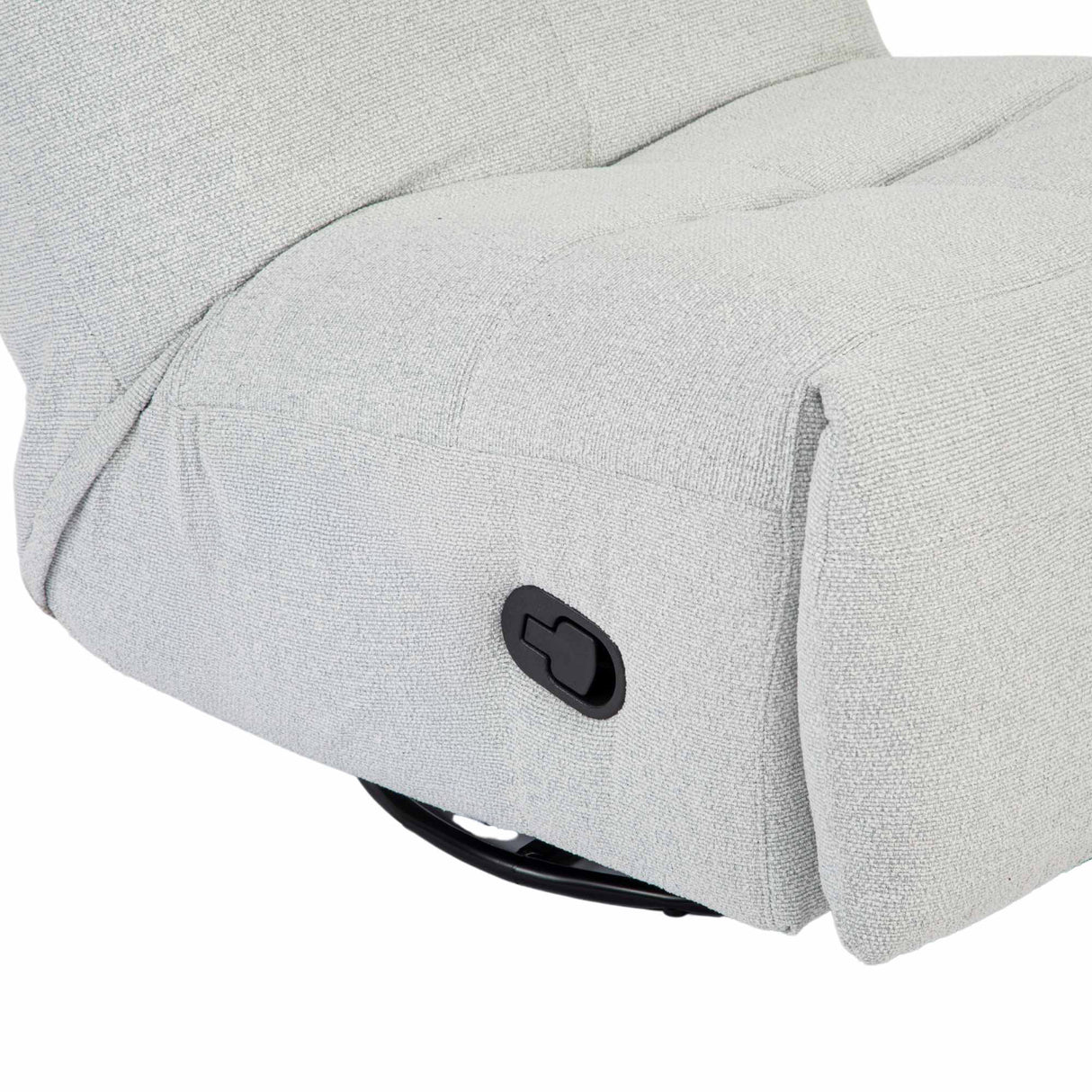 Relaxfauteuil - Lichtgrijs - Verstelbaar - Draaibaar - Modern