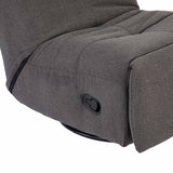 Relaxfauteuil - Antraciet - Verstelbaar - Draaibaar - Modern