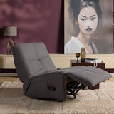 Relaxfauteuil - Antraciet - Verstelbaar - Draaibaar - Modern