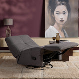Relaxfauteuil - Antraciet - Verstelbaar - Draaibaar - Modern