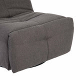 Relaxfauteuil - Antraciet - Verstelbaar - Draaibaar - Modern