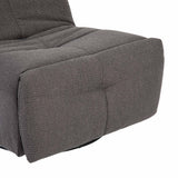 Relaxfauteuil - Antraciet - Verstelbaar - Draaibaar - Modern