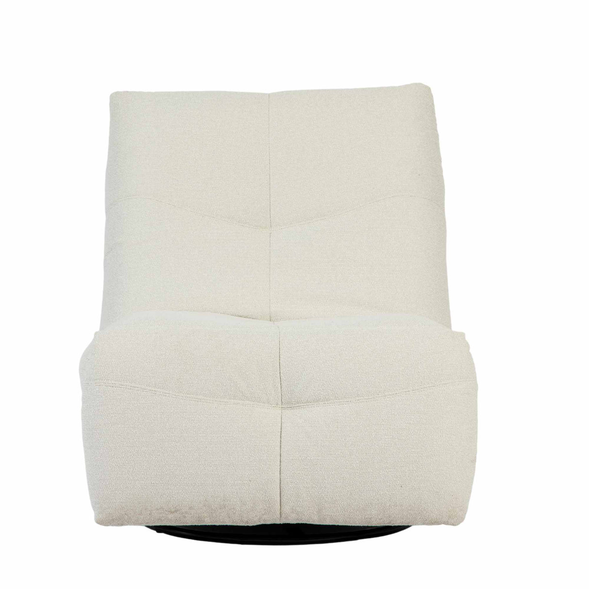 Relaxfauteuil - Off-white - Verstelbaar - Draaibaar - Modern