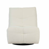 Relaxfauteuil - Off-white - Verstelbaar - Draaibaar - Modern