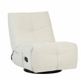 Relaxfauteuil - Off-white - Verstelbaar - Draaibaar - Modern