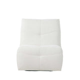 Relaxfauteuil - Off-white - Verstelbaar - Draaibaar - Modern