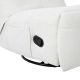 Relaxfauteuil - Off-white - Verstelbaar - Draaibaar - Modern